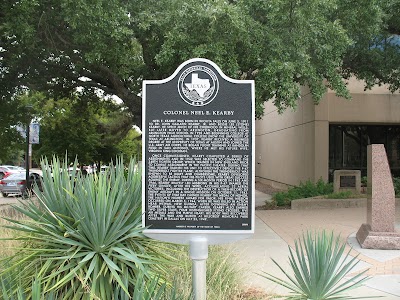 Colonel Neel E. Kearby - Statue & Texas State Historical Marker in Arlington, Texas